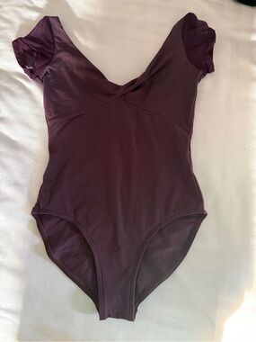 Nikolay V-Neck Short Sleeve Leotard，xs,new